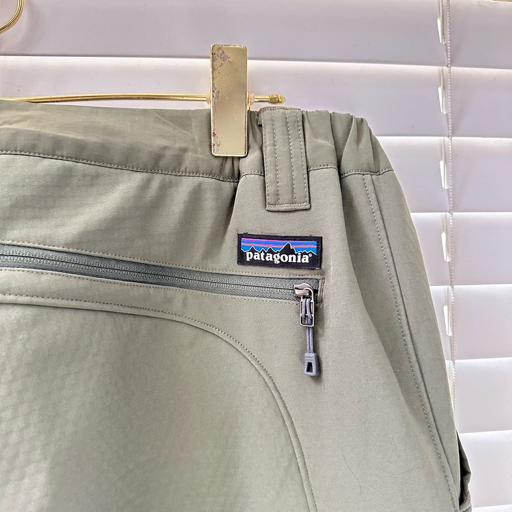 Patagonia Olive Drab Outdoor Pants with Branded Waist Tag